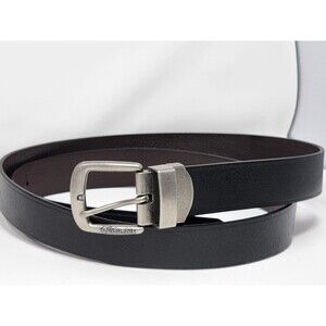 Columbia Reversible Mens Belt XL 44 -50 Black Or Brown Leather Preppy Rugged